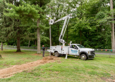 Tying into electrical service