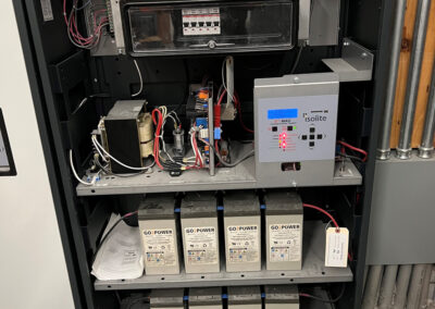 Emergency backup power supply installation