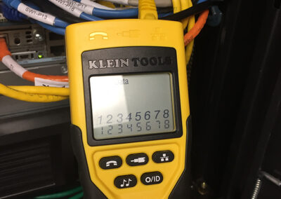 Install repair communication data lines